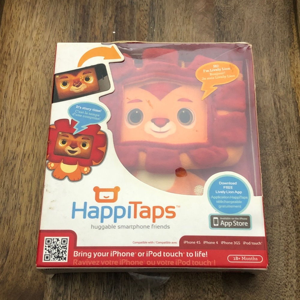 Lively HappiTaps Plush Lion Toy - Red, Orange, Yellow